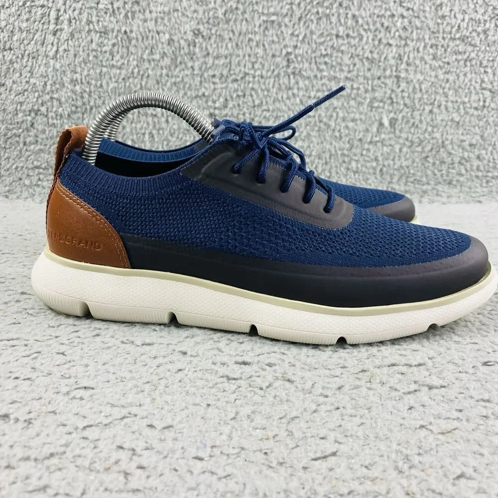 Cole Haan Zerogrand Omni Stitchlite Knit Sneakers Mens 7M Navy Blue C34656